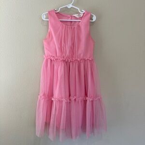 H&M Pink Tulle Ruffle Dress - Girls/Size 6X